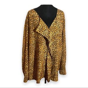 Leopard print blouse
